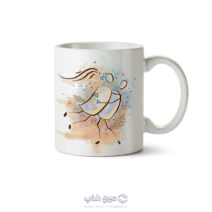 ماگ سرامیکی ساده طرح جان جانان کد MG-102