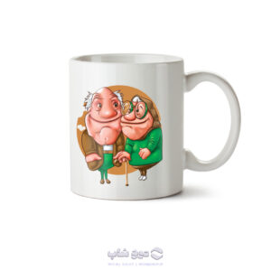 ماگ سرامیکی ساده طرح عشق ابدی کد MG-104