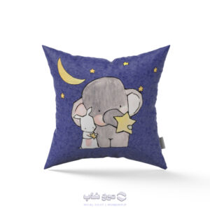 کاور کوسن موج طرح کودکانه فیل و خرگوش کد MPC-14۳