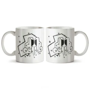 ماگ سرامیکی ساده طرح نماد ماه ژوئن/خرداد کد MGC-130