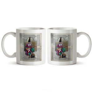 ماگ سرامیکی ساده طرح فانتزی کد MGC-178