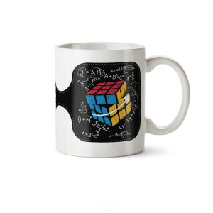 ماگ سرامیکی ساده طرح فانتزی ریاضی کد MGC-189
