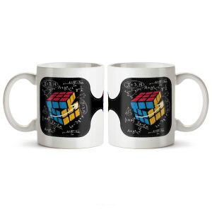 ماگ سرامیکی ساده طرح فانتزی ریاضی کد MGC-189