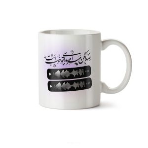 ماگ سرامیکی ساده طرح عاشقانه کد MGC-198